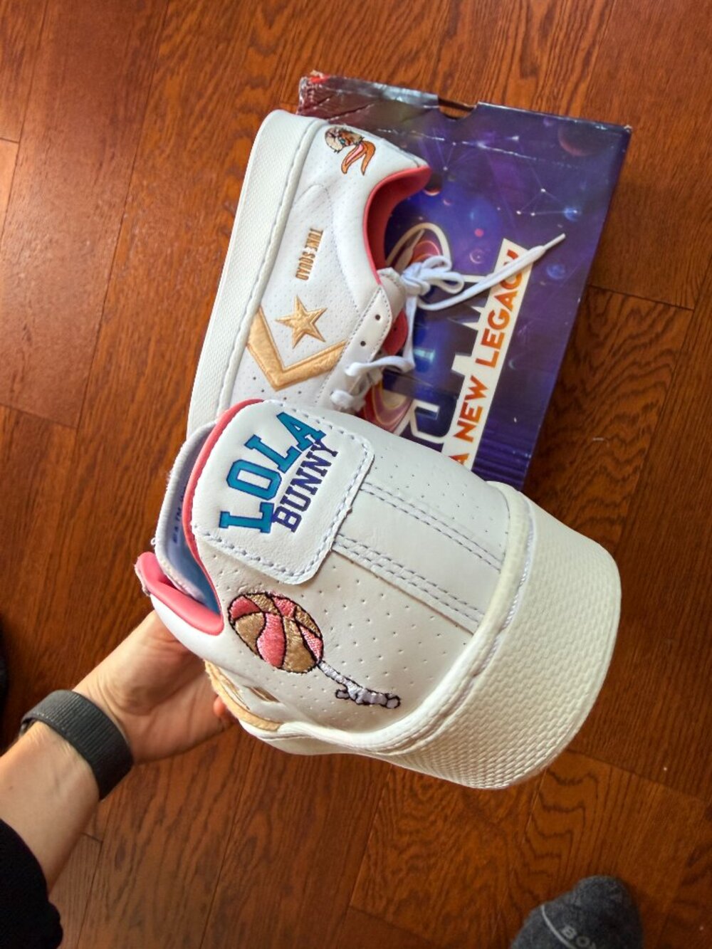 Converse x Space Jam Pro Leather Lola 172481C Women’s 11.5 Men's 10, New In Box - Picture 2 of 7